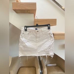 Gap White Skirt